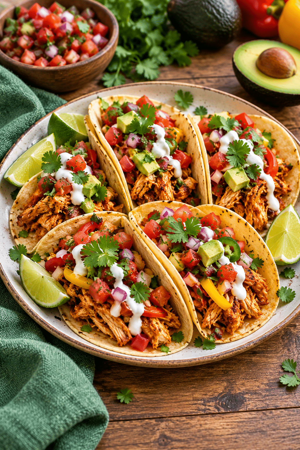 instant pot chicken tacos