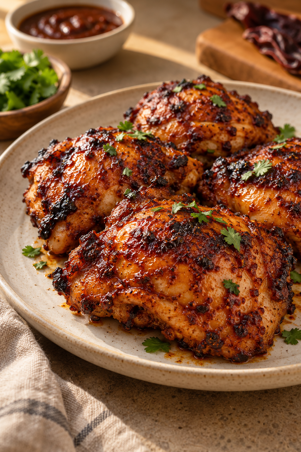 Keto chipotle chicken with smoky browned edges