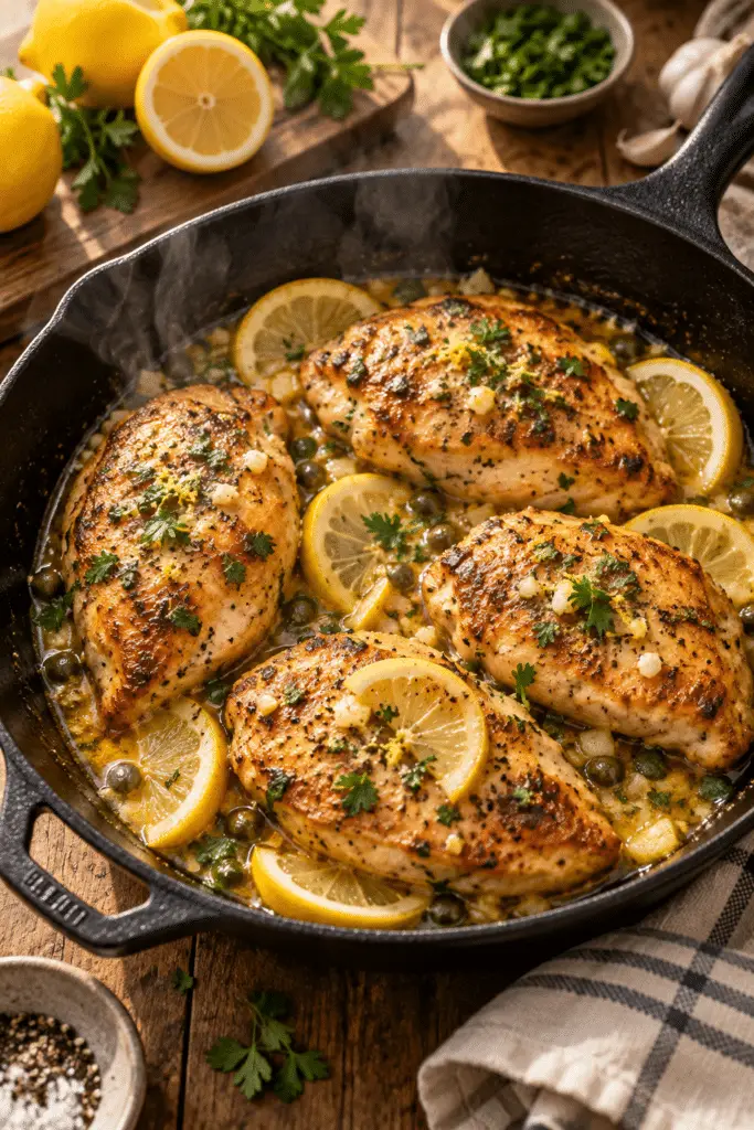 lemon chicken recipe finished dish
