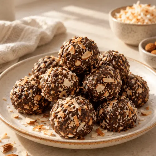 Low carb keto snacks finished almond butter bites
