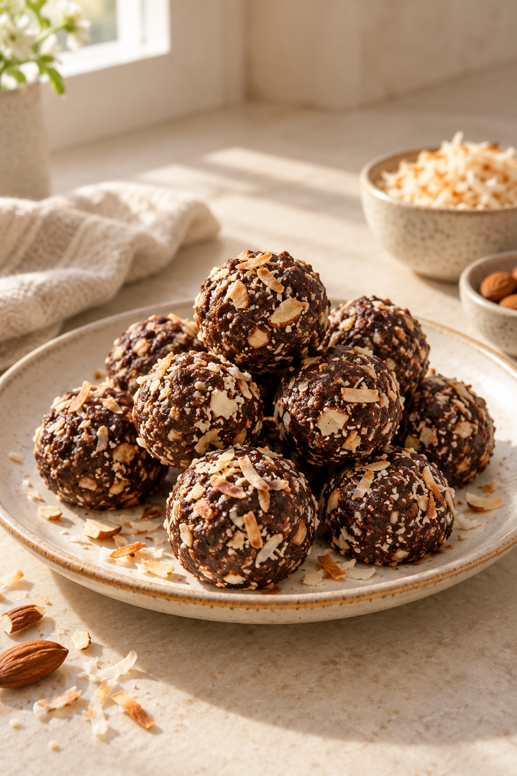 Low carb keto snacks finished almond butter bites