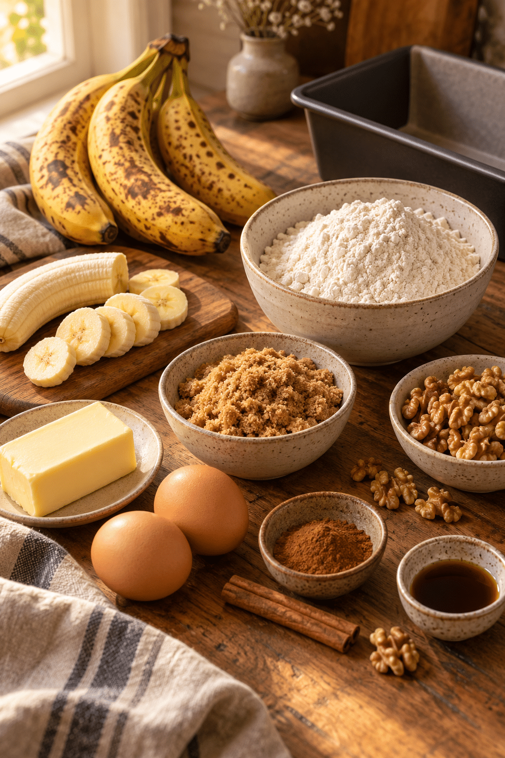 banana bread ingredients