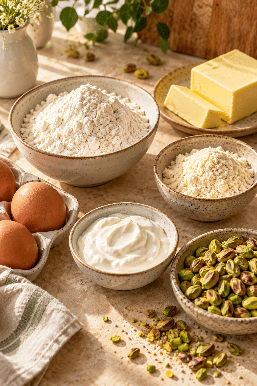 pistachio loaf ingredients