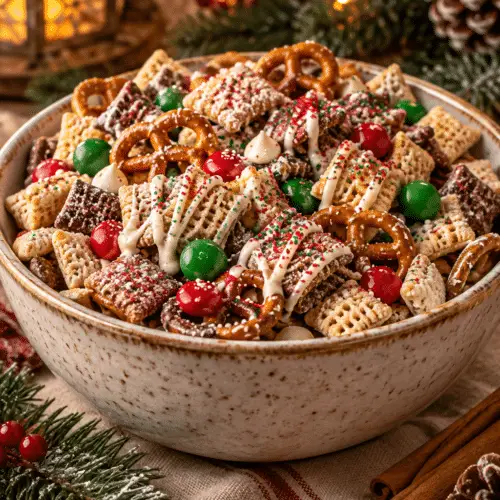 Reindeer food snack mix