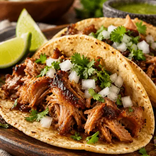 Slow cooker carnitas with crisp browned edges