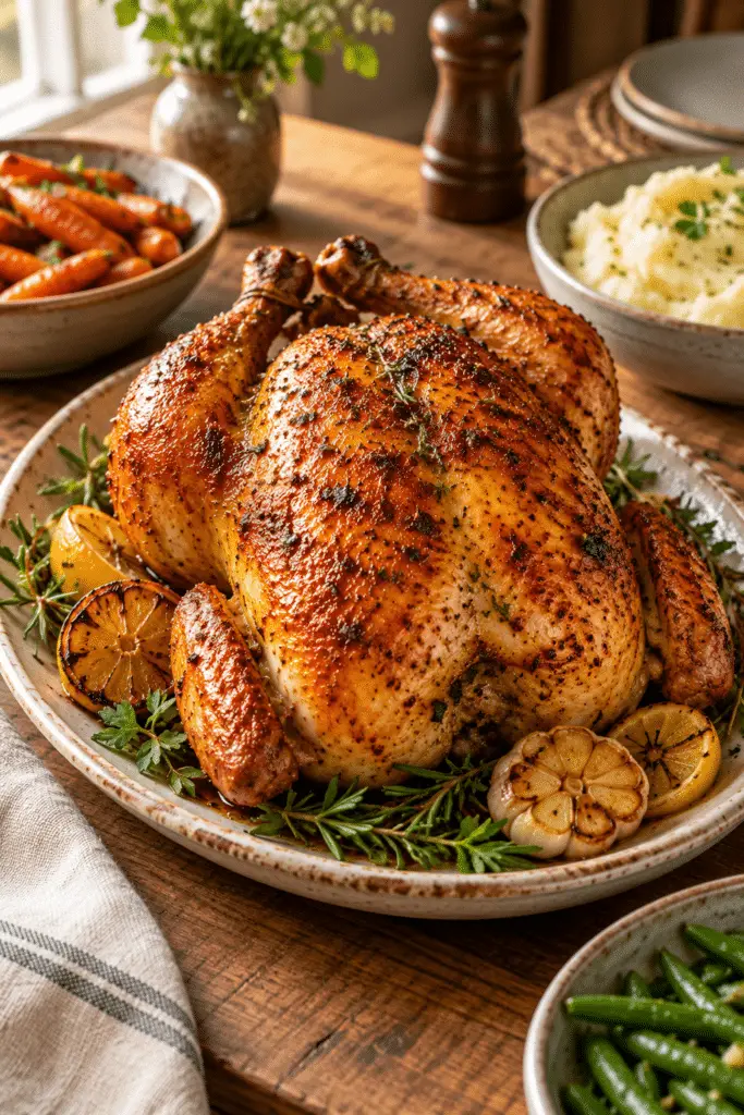 slow cooker rotisserie chicken finished dish