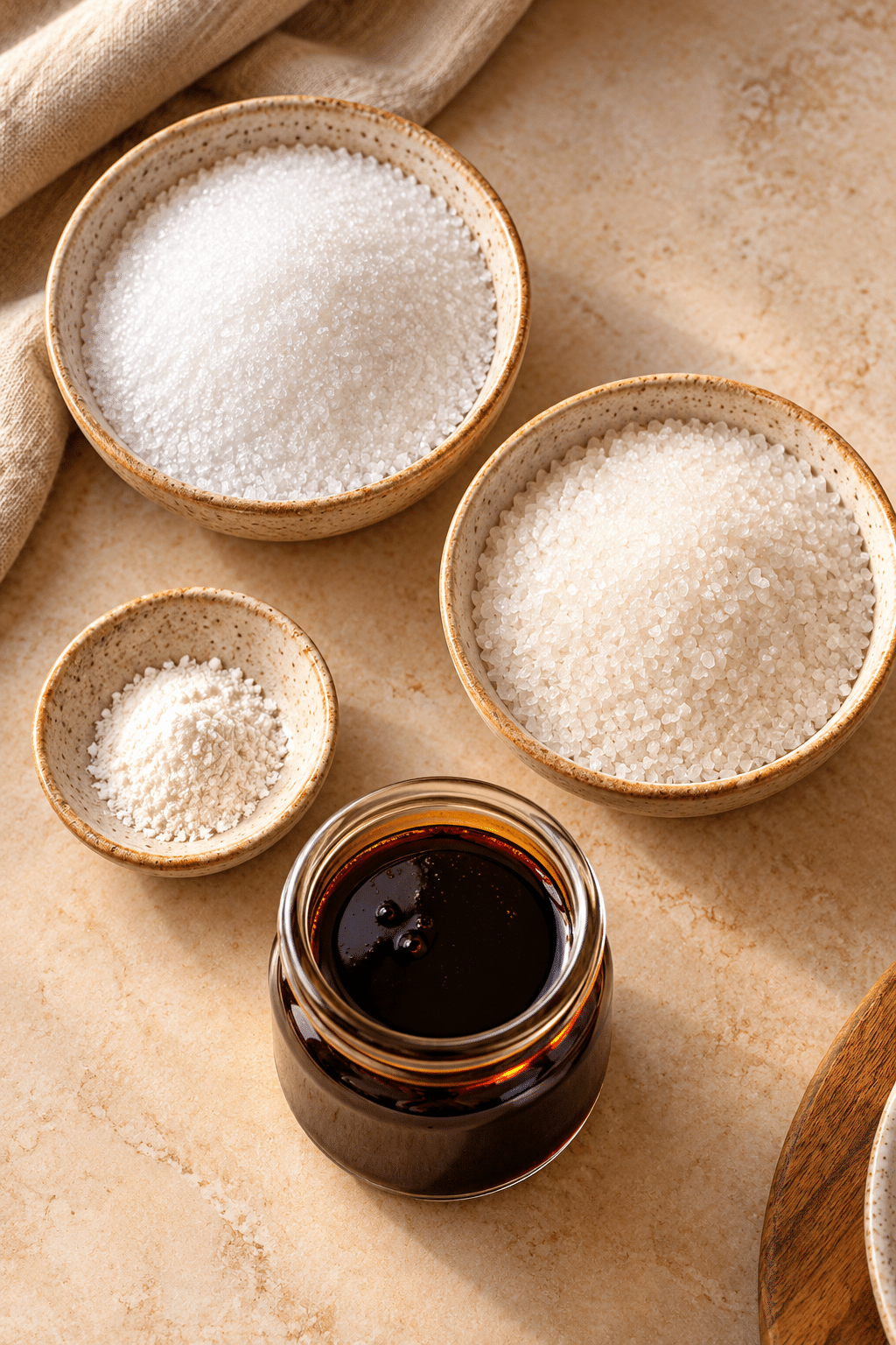 Ingredients for sugar free brown sugar