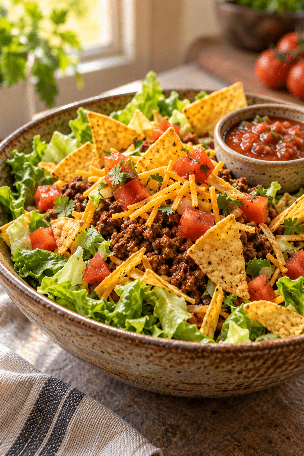 taco salad preparation