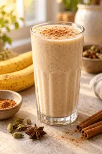vanilla chai breakfast shakes finished dish