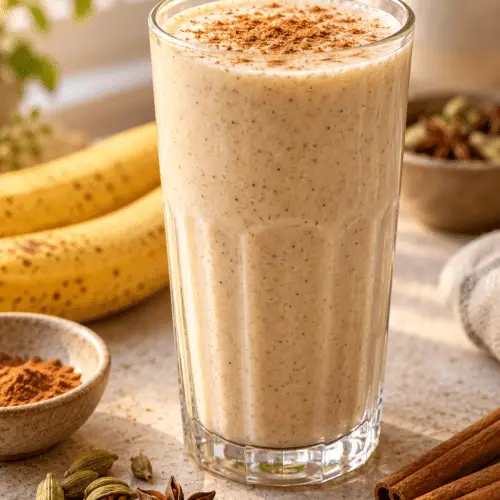 vanilla chai breakfast shakes finished dish