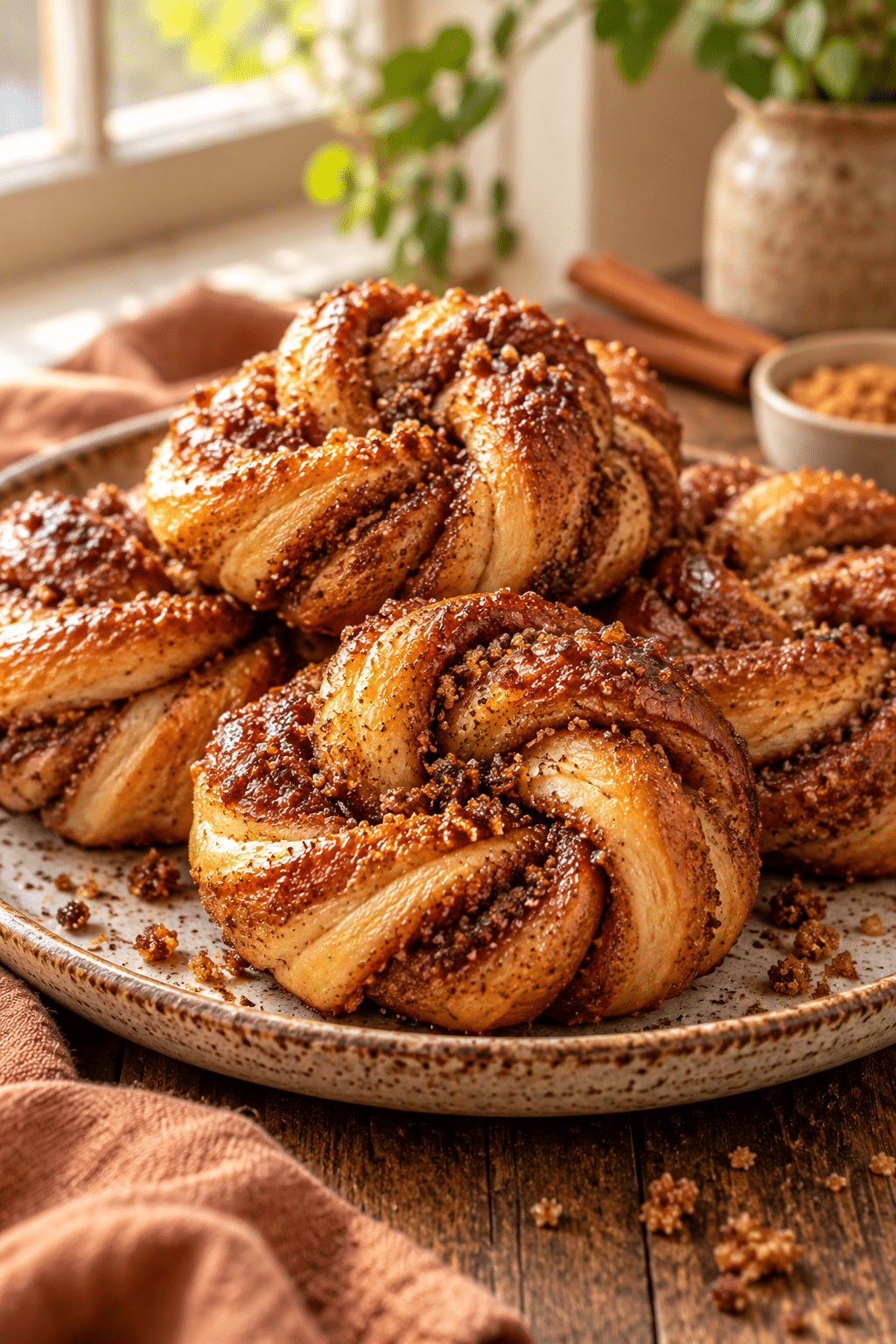 ingredients for vegan cinnamon knots